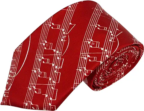 Thb juez Corbata Necktie con Notas Musicales Notenschlüsse para Musikveranstaltungen Chor Music Choir  