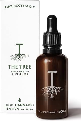 The Tree CBD | Aceite CBD 10% Full Spectrum | Extracto de Cáñamo BIO | Salud y Bienestar | Ecológico | Uso Tópico |10 ml  