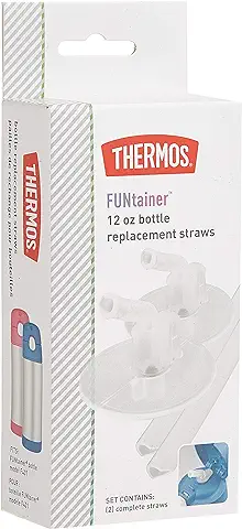 Thermos Pajitas de Repuesto para Botella Funtainer de 12 Onzas, Transparente, Talla única (F401RS6)  