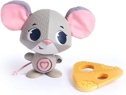 Tiny Love Wonder Buddy Coco la Ratona, Juguete Educativo de Aprendizaje para Niños de 1 Año, Juguete Educativo Interactivo Electrónico, Rosa  