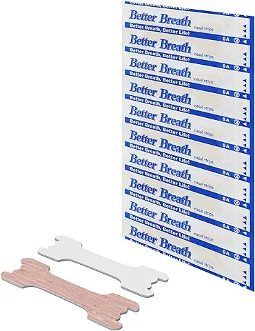 Tiras Nasales Anti Ronquidos - Remedios y Respirador Contra los Ronquidos y Mejora la Calidad del Sueño -50 Tiras Talla L  