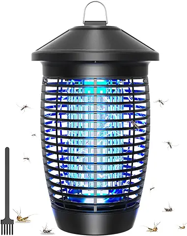 TMACTIME Lámpara Antimosquitos Eléctrico 4500V 20W Lámpara UV Mata Mosquitos Lámpara Eléctrica de Mosquitos Exterminador de Mosquitos, Polillas, Moscas, Insectos de Uso Interior y Exterior  