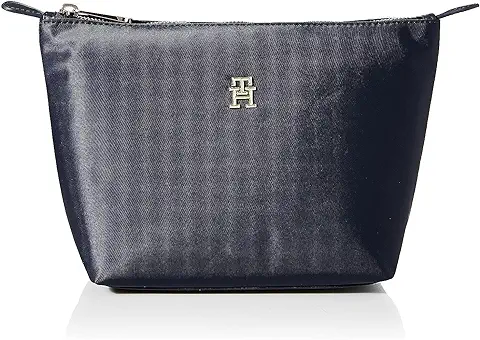 Tommy Hilfiger Mujer Neceser Poppy Washbag Sostenible, Azul (Space Blue), Talla Única  