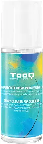 TOOQ TQSC0016 - Kit Limpiador de Spray para Pantallas con Paño de Microfibra  