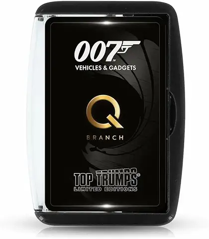 Top Trumps James Bond Gadgets y Vehículos, Color Rosso (abgee WM01336-EN1-6)  