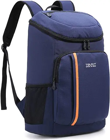 TOURIT Mochila Nevera Térmica con Abridor de Botellas Ligera y de Gran Capacidad para Hombres y Mujeres, para Picnics, Senderismo, Playa, Parque o Viajes en el día de la Familia  