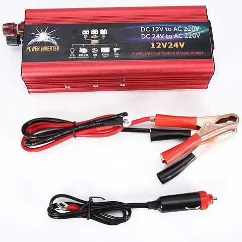 Transformador 12v 24 va 220v Camion Inversor de Coche Universal 4000w Convertidor 12 220v Inversor de Corriente 4000w Alternador 12v-24v en 220v Inversor del Coche  