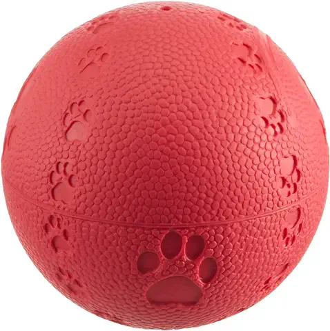 Trixie, Pelota Snack de Caucho Natural para Perros, 6 cm  