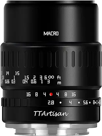 TTArtisan F2.8 APS-C - Lente de Cámara Macro (40 mm)  