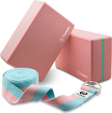 Tumaz Yoga Block & Yoga Strap  