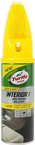 Turtle Wax TW51987 Green Line Espuma para Interior con Cepillo, Protector de Salpicaderos ,Amarillo, 400 ml  