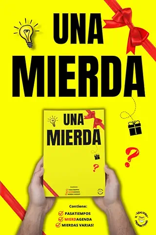 UNA MIERDA - Juegos y Pasatiempos Divertidos para Adultos: Libros de Bromas para Adultos y Chicos - Idea Regalo Original - Humor - Regalos Divertidos  