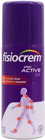 URIACH PACK FISIOCREM SPRAY ACTIVE 150 ml | Efecto Frío, Alivia el Dolor, Tratamiento Articular y Muscular  