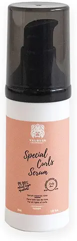 Valquer Profesional Serum Especial Rizos, Método Curly Girl, para Cabellos Rizados, Sin Sulfatos, Sin Sal, Vegano Cabello Rizado, Rizos Perfectos, Hasta 96% Origen Natural  