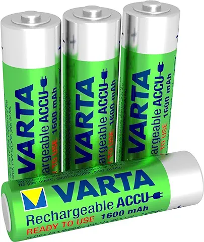 Varta Pila Precargada AA Mignon de Ni-Mh Rechargeable Ready2Use (paquete de 4 Unidades, 1600 mAh, Paquete de 3000 Unidades), Recargable sin Efecto de Memoria - Listo para usar  