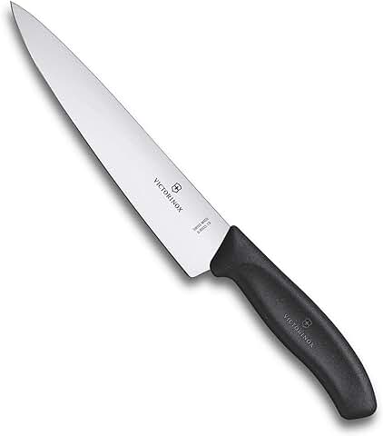 Victorinox Fleischmesser Swiss Classic Cuchillo, Metal, Negro, Medium  