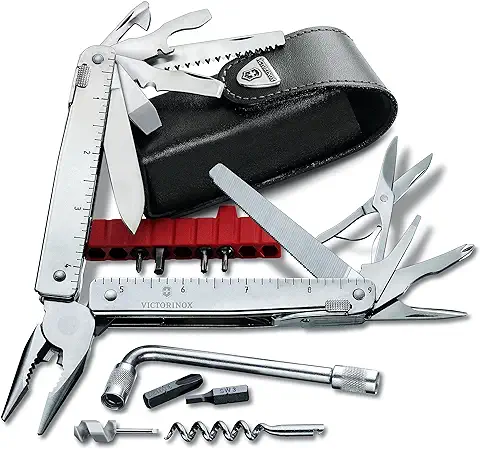 Victorinox Swisstool X Plus, en Funda de Cuero  