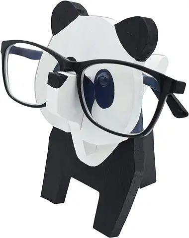 VIPbuy Soporte para Gafas de Animales, Soporte de Madera 3D, Soporte para Gafas de sol, Soporte para Gafas de sol, Soporte para Decoración de Escritorio en casa para Mujeres, Adultos (Panda)  