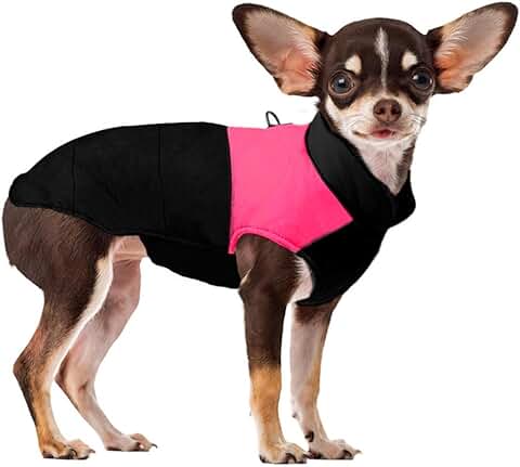 Voarge Ropa Cálida de Invierno para Perros, Chaqueta Impermeable para Perros, ropa para Mascotas, Chaqueta de Invierno para Perros Pequeños, Medianos y Grandes (rosa, S)  