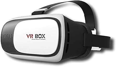 VRbox Gafas de Video en 3D de Realidad Virtual con Diadema Ajustable para un Teléfono 3.5 ~ 6.0 " Inteligente IPhone Samsung HTC etc  