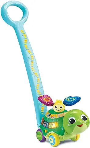 VTech - Empujador de Tortuga, Juguete para Empujar, Ayuda para Caminar - 12/36 Meses- Versión ES  