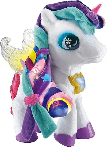 VTech VTech-80-547122 Skyla Maquillaje Mágico, Unicornio de Peluche Interactivo, Juguete para Niños +5 Años, Versión ESP (3480-547122), Color, único  