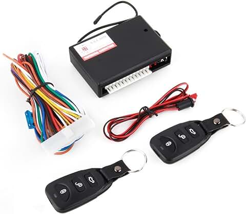 WANGCL Sistemas Universales de Alarma para Automóviles Kit Central Remoto Automático Sistema de Seguridad Antirrobo Cerradura de Puerta Sistema de Entrada sin Llave Cierre Centralizado Control Remoto  