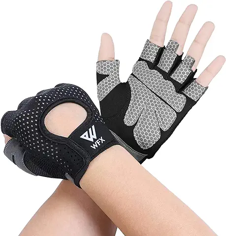 WESTWOOD FOX - Guantes de Fitness Transpirables Antideslizante para Hombre y Mujer, para Entrenamiento, Levantamiento de Pesas, Culturismo, Gimnasio, Ejercicio, Crossfit, Entrenamiento de Fuerza  