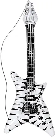 Widmann - Guitarra Hinchable, Longitud Aprox. 105 cm, Instrumento, Guitarra de Aire, Fiesta Temática, Carnaval  