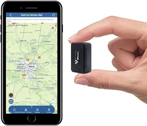 Winnes 4G Mini GPS Tracker, sin Límite de Distancia de Seguimiento en Tiempo Real Antirrobo y Anti-pérdida de Equipaje de los Niños Bolsa de Objetos de Valor IP65 Impermeable Libre para la Vida TK913  