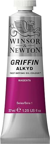 Winsor & Newton Griffin Alkyd - Tubo óleo de Secado Rápido, 37 ml, Magenta  