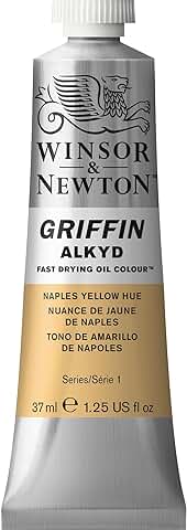 Winsor & Newton óleo al de Secado Rápido Griffin Alkyd - tubo de 37ml Color tono de Amarillo de Nápoles  