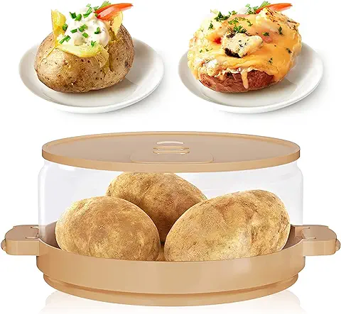 WintigoSmart Olla de Microondas de Patatas Cocidas en Minutos Vaporera Pure, Tortillas  