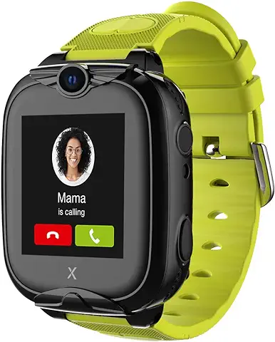 XPLORA XGO 2 - Teléfono Reloj 4G para Niños - Llamadas, Mensajes, Modo Colegio, SOS, GPS, Cámara, Linterna y Podómetro - Incluye 2 Años de Garantía (Verde)  