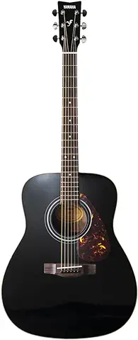 Yamaha F370 Guitarra Acústica Guitarra Folk 4/4 de Madera, Escala 634 mm, 25 Pulgadas, 6 Cuerdas Metálicas, Color Negro  