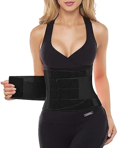 YIANNA Faja Reductora Mujer Abdominal Lumbar Fajas Reductoras Abdomen Adjustable para Deporte Fitness Postparto  