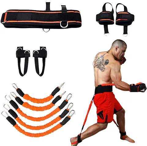 YNXing Fuerza de Las Piernas y Sistema de Correas de Entrenamiento de la Agilidad Cuerda de Entrenamiento de la Fuerza para el Fútbol Baloncesto Taekwondo Yoga Equipos de Boxeo  