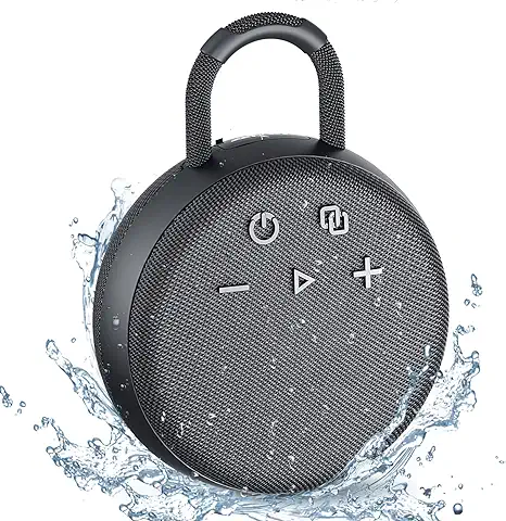 Zealot Altavoz Portátil Pequeño Bluetooth Potente con Tarjeta TF Exterior, Apoya Reproducción de Música 10H, Bluetooth 5.0 y IPX7 Impermeable Tamaño Mini, Negro  