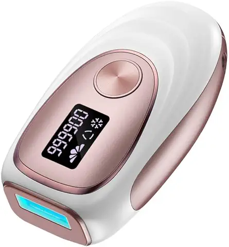 ZKMAGIC Depiladora de Luz Pulsada IPL con Función de Enfriamiento, 999,900 Flashes, 5 Nivel de Energía, Depiladora Láser Indolora para Mujeres, Hombres, Rostro, Axilas, Piernas y Cuerpo  