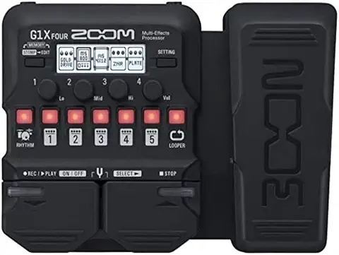 Zoom - G1X FOUR - Pedal Multiefecto para Guitarra - con Pedal de Expresión  