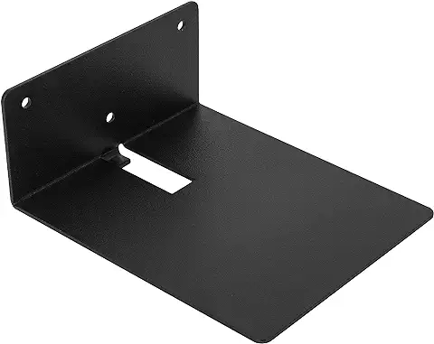 ZPH MARK Estantería Invisible para Libros - Estante Colgante para Libros - Estante de Metal 125 x 150 mm - Estantería Pequeña - Estantería Levitante Negra - Estante de Pared para Libros 1 Pieza  