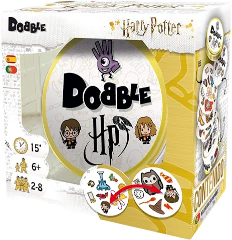 Zygomatic - Dobble Harry Potter - Juego de Cartas Multilenguaje (incluye Español)  