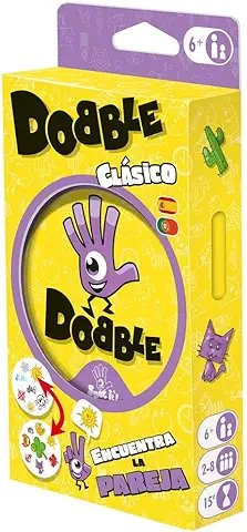 Zygomatic - [Exclusivo en Amazon] Zygomatic Dobble Classic Blister Eco - Juego de Cartas en Español y Portugués, 7+ Años  