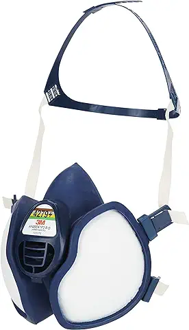 3M Atemschutz-Maske 4251+, Halbmaske für Farbspritzarbeiten, 1 pro Packung  