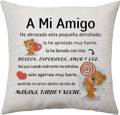 Aconesong Regalos de Amistad de Larga Distancia para Amigos, Regalos para Mejores Amigos, Regalos de Cumpleaños para Amigas, Mejores BFF Regalos para Navidad y Graduación (A mi Amigo)  