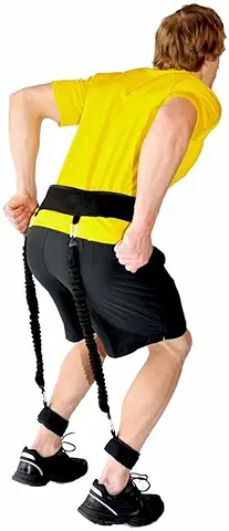 Adjustable Padded Jump Training Belt Resistance Waist Straps Trainer Leg Strength Bounce Fitness Accessories  