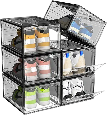 Maximiza el espacio de tu closet con nuestros innovadores organizadores de zapatos, mantén tu calzado ordenado y a la vista fácilmente.