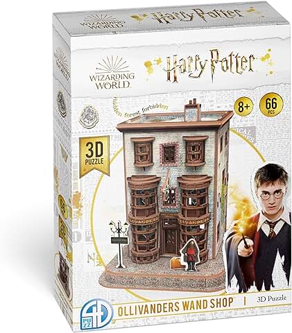 Asmodee 4D CWL | Harry Potter Ollivander, Fabricantes de Baguettes | Puzzle 3D | Edad: 8+ | 1 Jugador | 120 Minutos Cityscape Worldwide HPP51069  