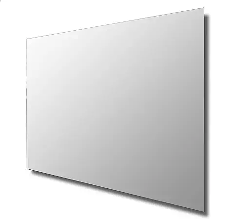 Baanio - Espejo de Baño Rectangular Smooth | 60x80 Horizontal con ANTIVAHO | Fácil Instalación | Alta Durabilidad, Sin Marco, Sin Iluminación | Plata ECOLOGICA Vidrio  