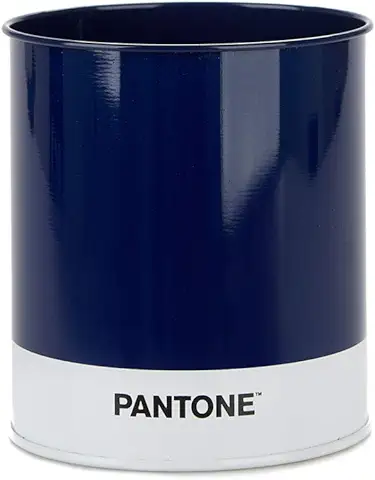 Balvi Portalápices Pantone Color Azul Organizador Escritorio Ten Tus Bolis, Lápices y Plumas Ordenado  